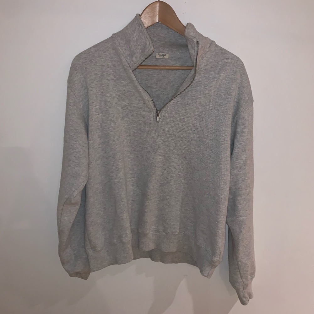 Brandy Melville/John Galt heather gray sweatshirt